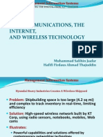 Telecommunications the Internet and Wireless Technology