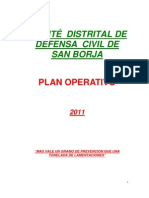 2011 Municipalidad Distrital de San Borja-Plan Opertivo de Def Civil Original