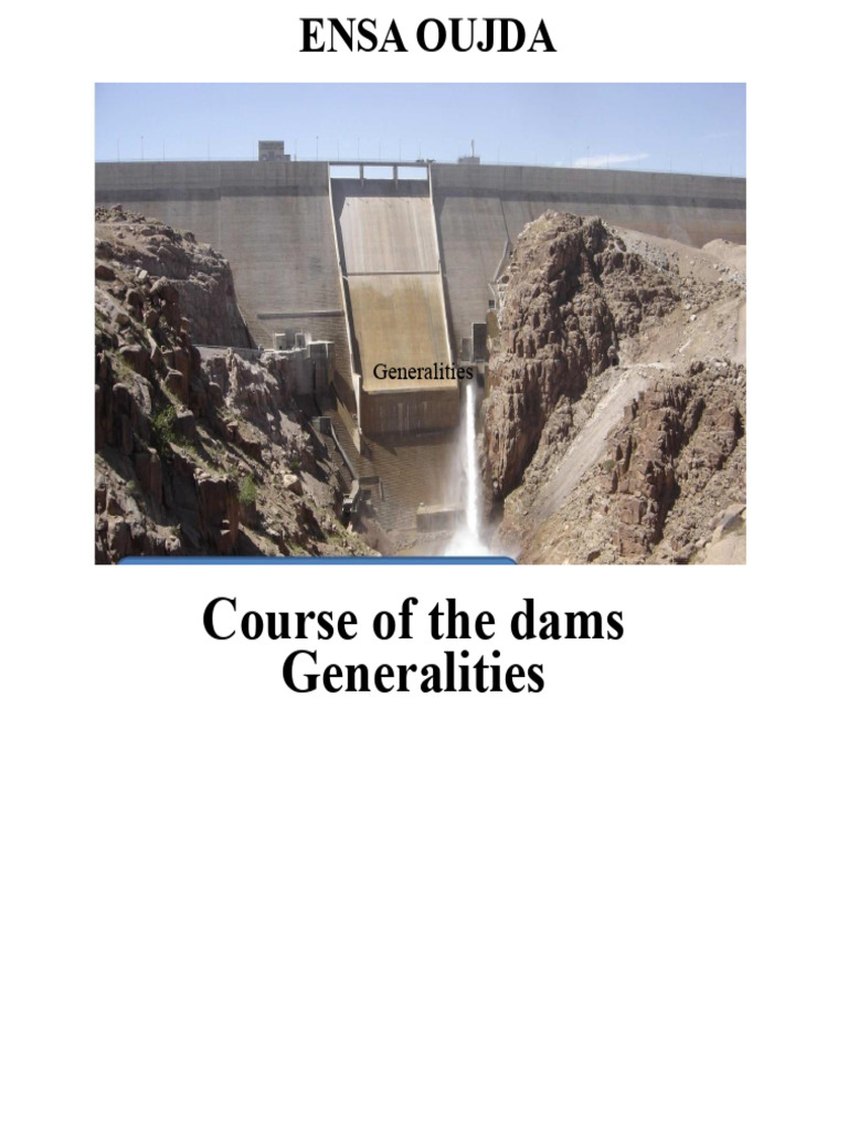 Overview of Artificial Dams and Their Uses | PDF | Dam | Spillway