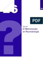 El Metrotrexato en Reumatología: Qué Es?