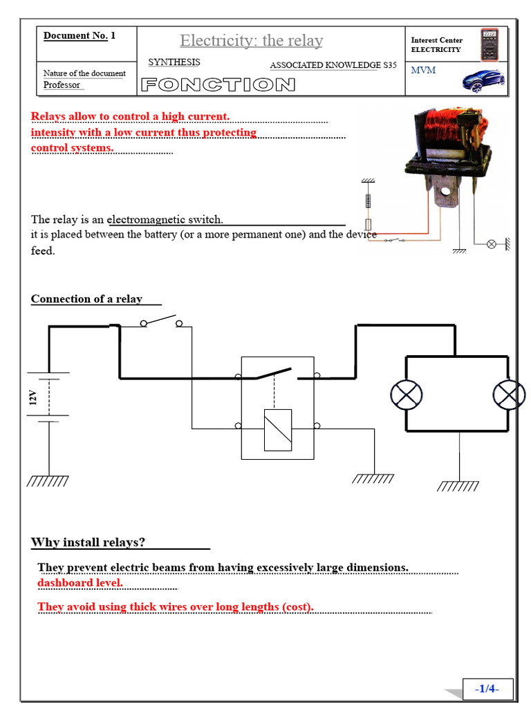 Techno Course The Relay 2 (1) | PDF | Relay | Switch