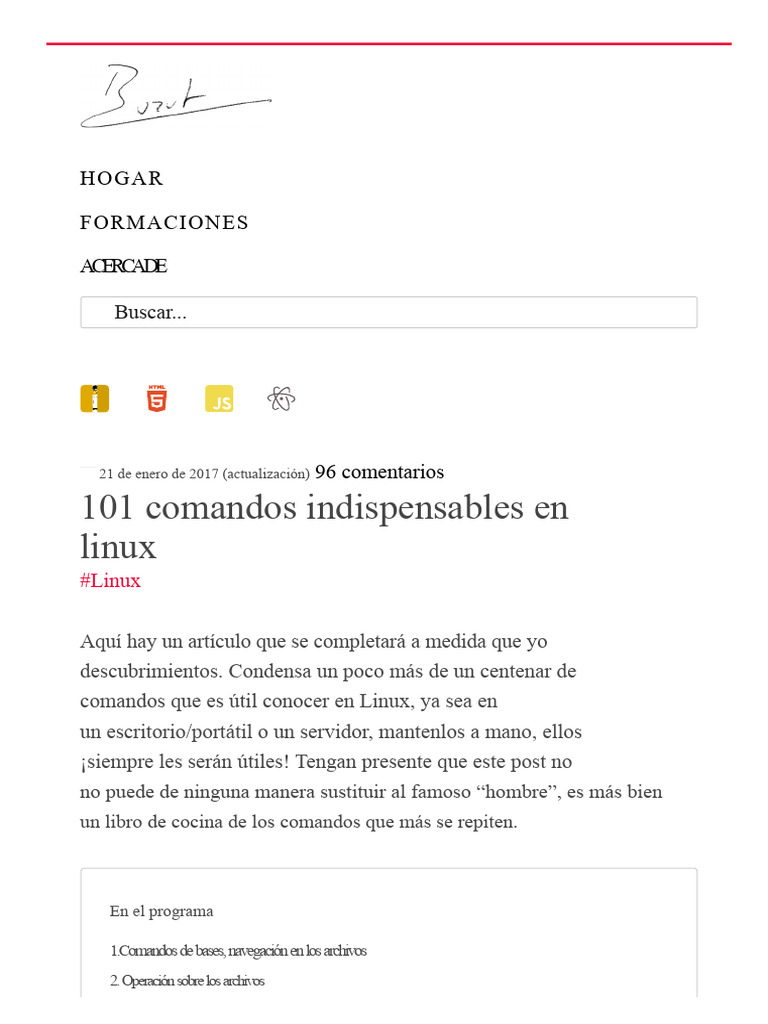 Comandos Esenciales de Linux | PDF | Archivo de computadora | Ciencias ...