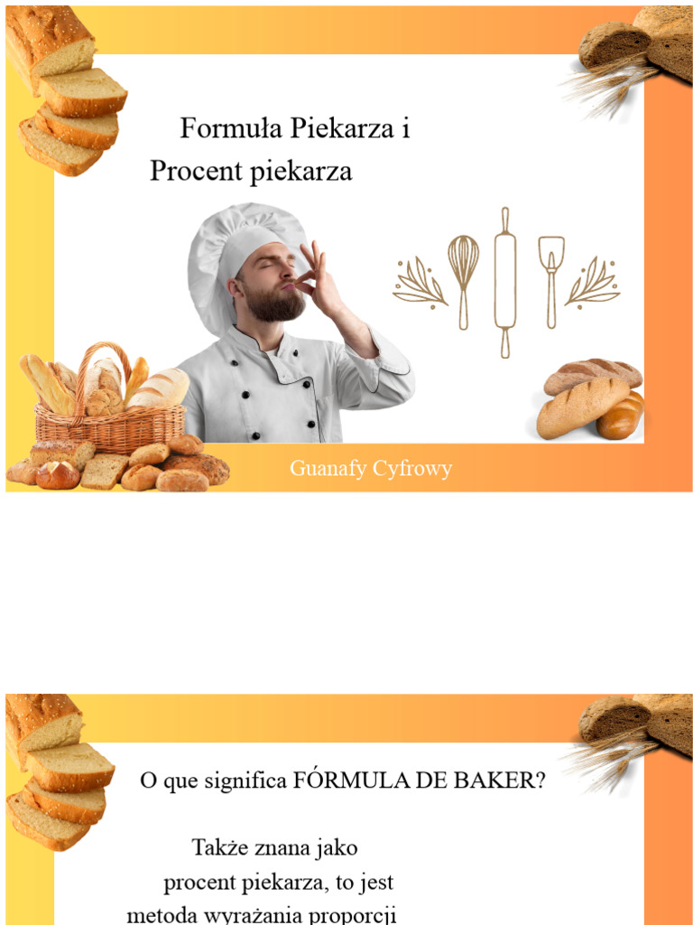 Formuła Piekarza I Procent Piekarza | PDF