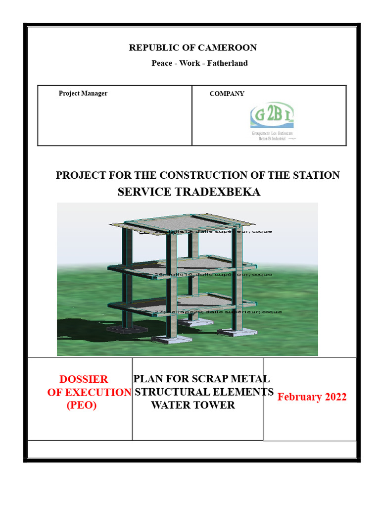 Tradex Beka Service Station Project | PDF | Concrete | Mechanical ...