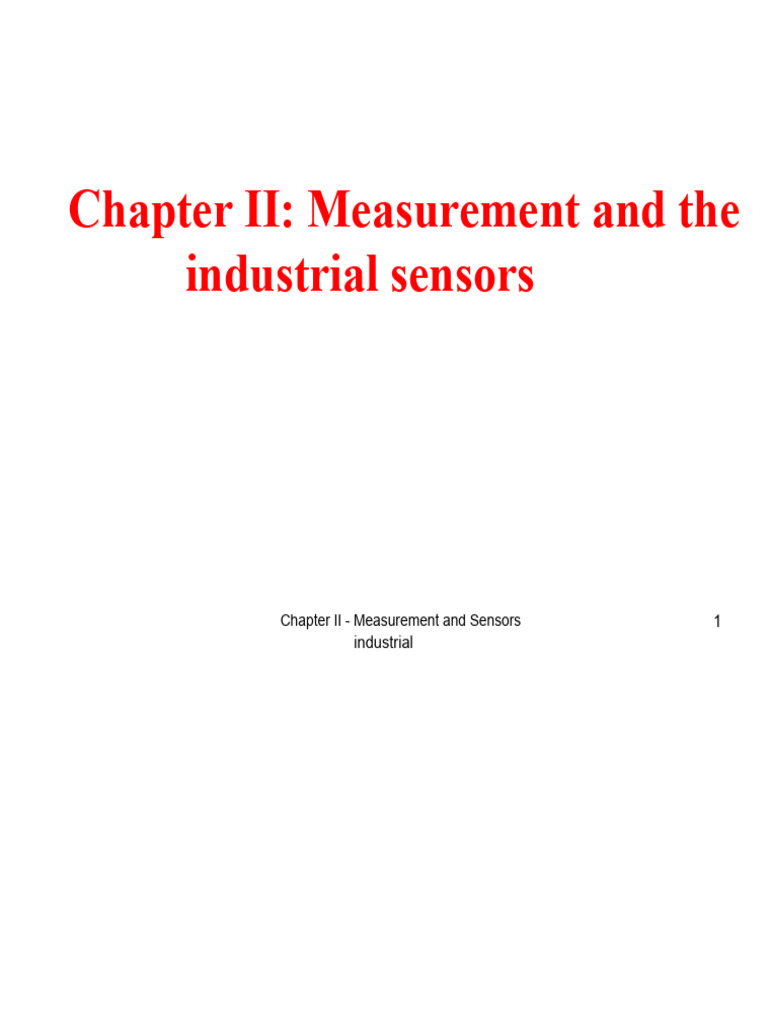 Industrial Measurement and Sensor Systems | PDF | Amplifier | Accuracy ...