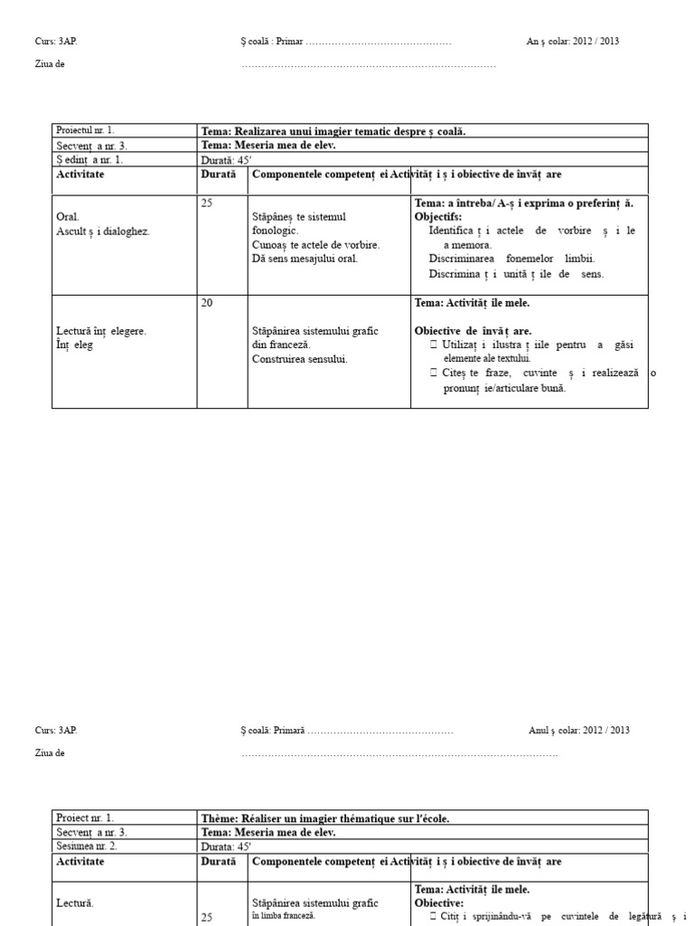 3ap. Modele de Cahier Journal PDF | PDF