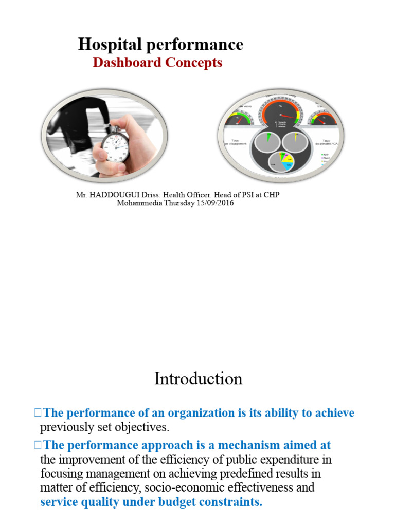 Hospital Performance And Tb 2016-1 (1) | PDF | Hospital | Risk