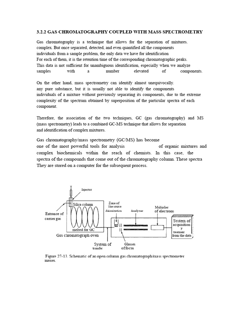 GC-MS: Analyzing Complex Mixtures | PDF | Gas Chromatography–Mass ...