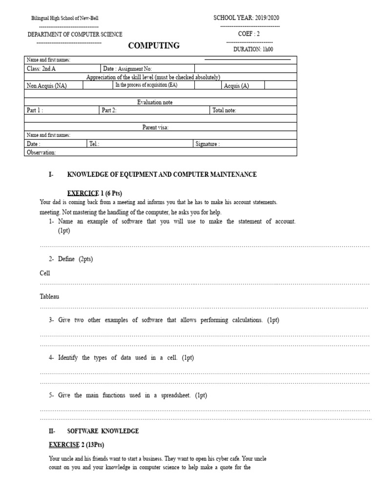 computer test 3.docx | PDF | Software Engineering | Computer Science