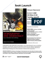 Book Launch - Demography