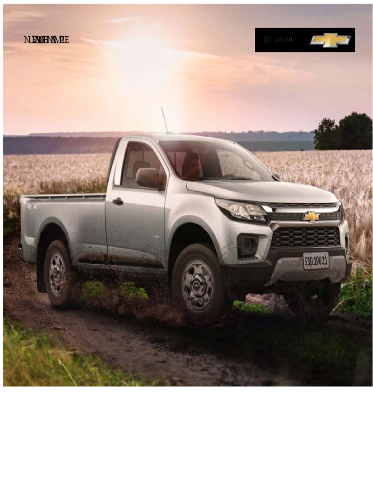 Karta Technicza Chevrolet s10 Cs | PDF