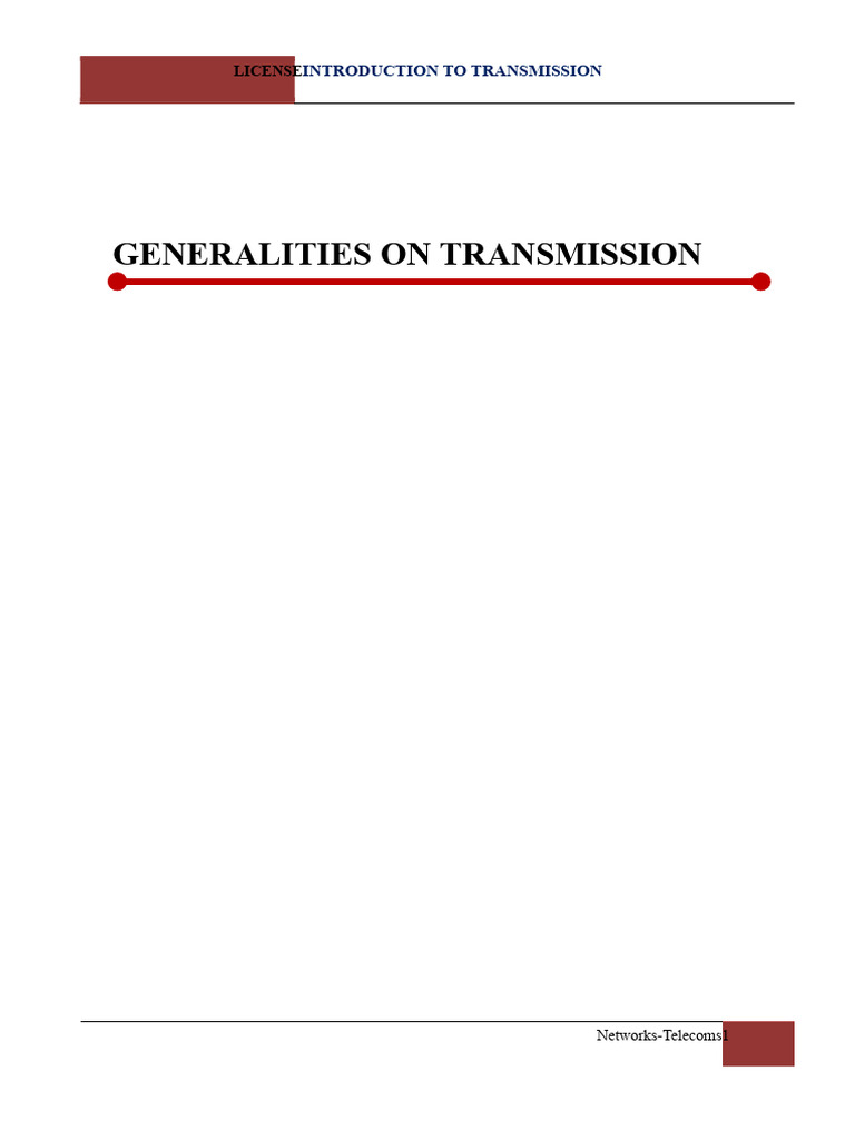 Data Transmission Basics Explained | PDF | Transmission Medium ...