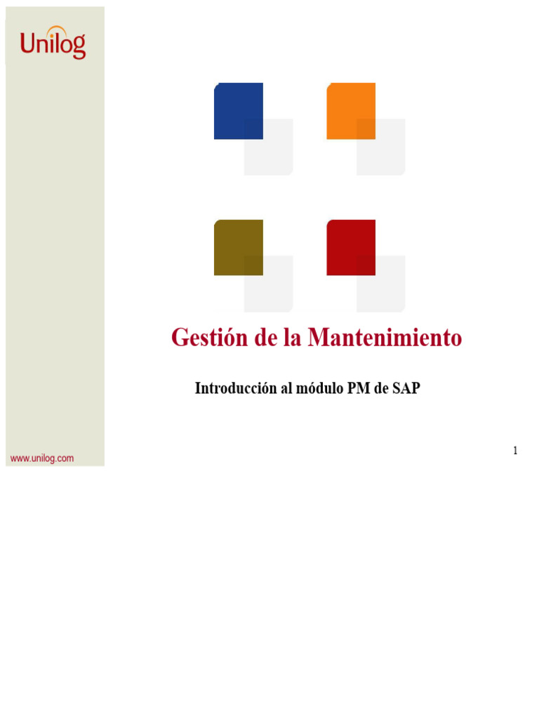 Introducción al Módulo PM de SAP | PDF | Outsourcing | Planificación