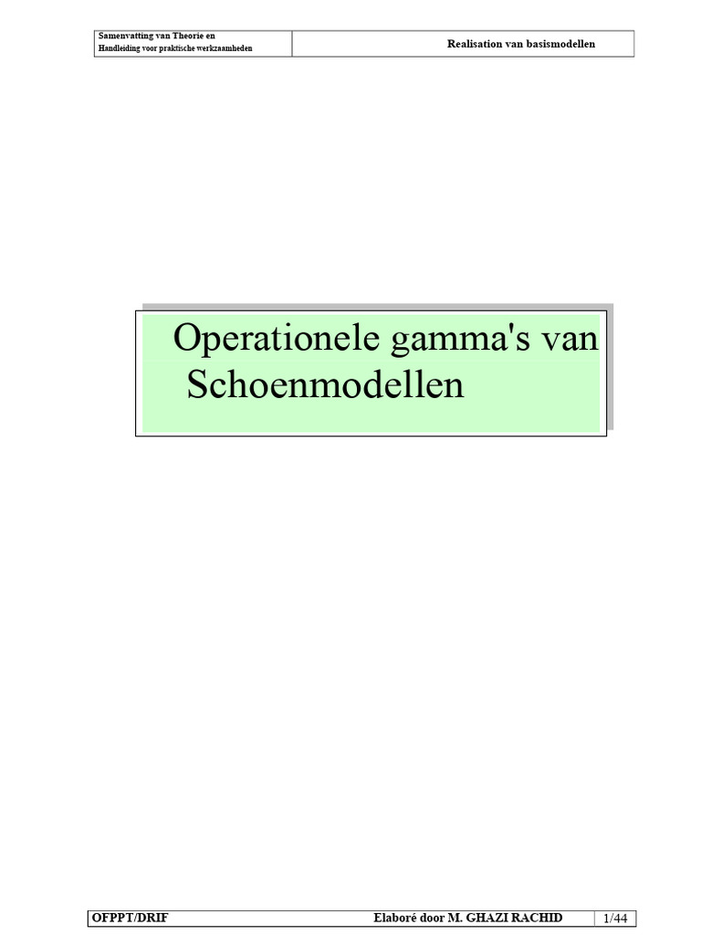 Modellenreeksen | PDF