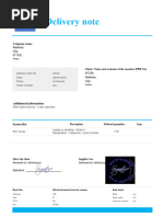 Understanding Dispatch Notes | PDF