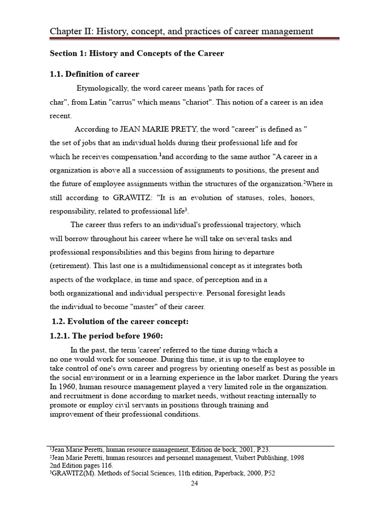 Chapter II Career Management | PDF | Recruitment | Employment