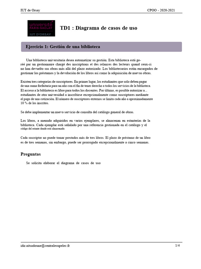 2 Diagramas UML de Casos de Uso TD | PDF | Cajero | Caso de uso