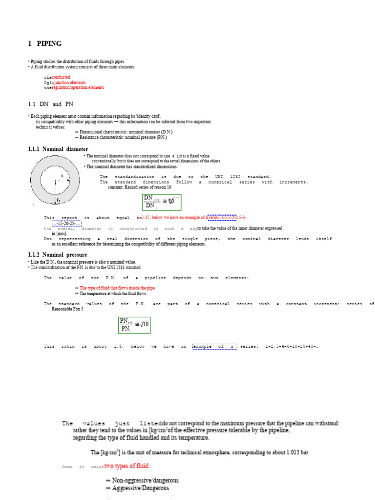 Piping Systems: DN, PN, and Components | PDF | Valve | Pipe (Fluid ...