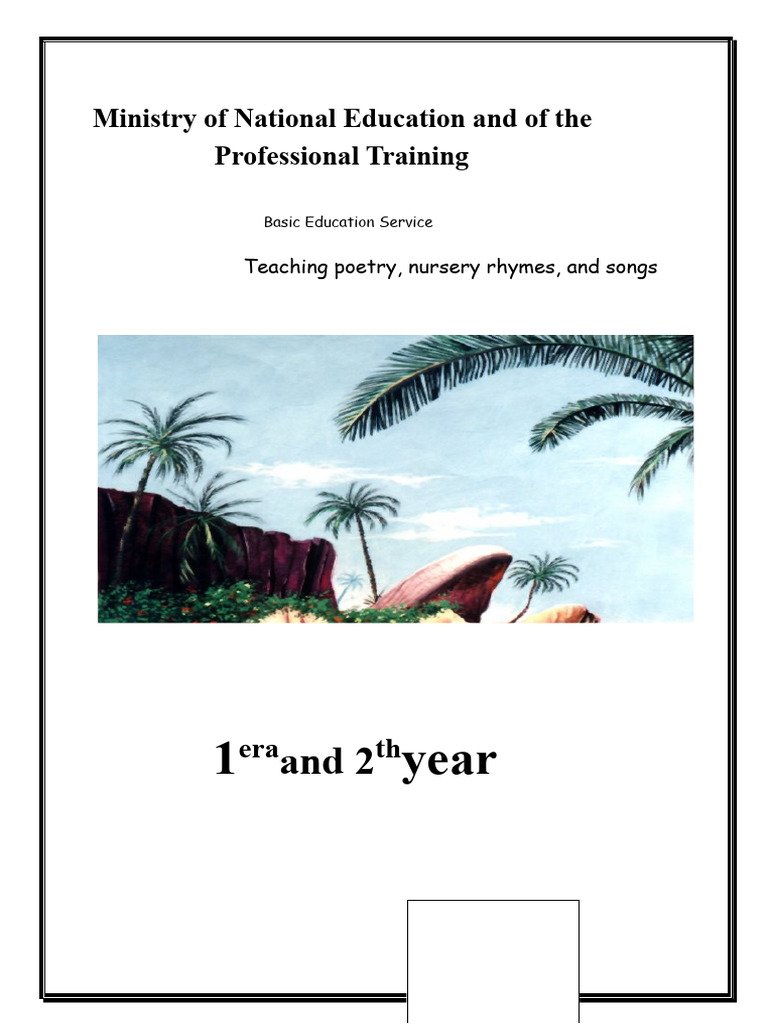 Poetry and Rhymes for Early Education | PDF