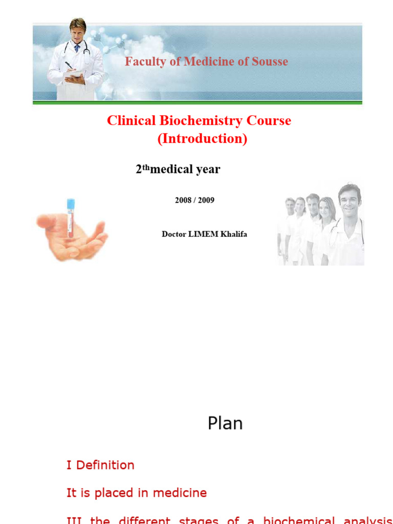 Clinical biochemistry 1 biochemistry 2 | PDF | Sensitivity And ...