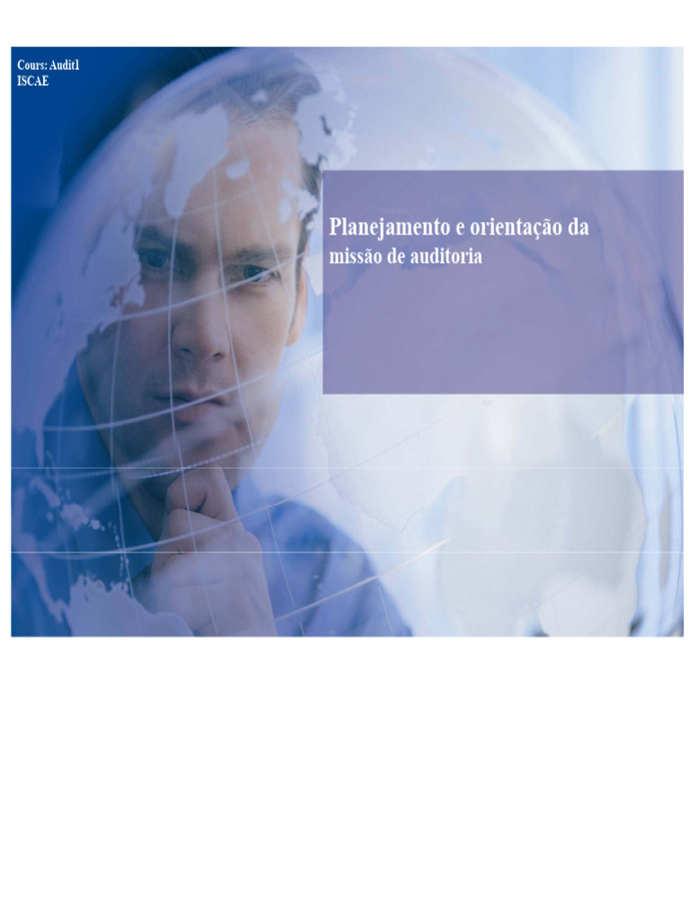 Planejamento da Missão de Auditoria | PDF | Contabilidade | Auditoria ...