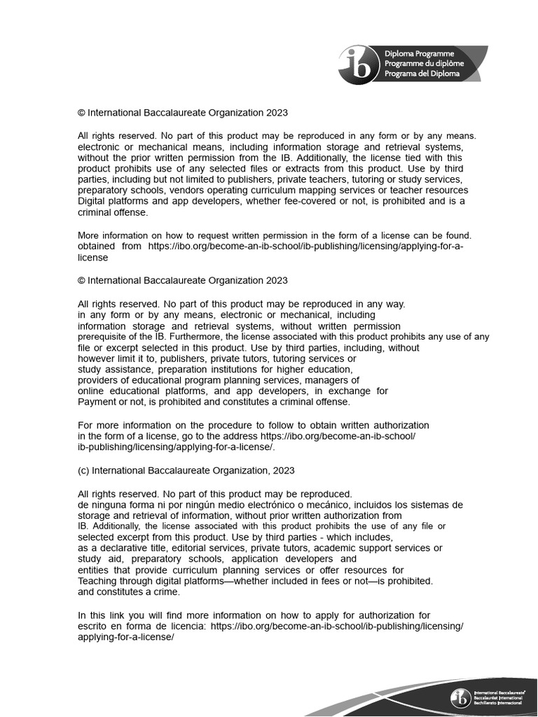 IB French Ab Initio Exam Instructions | PDF