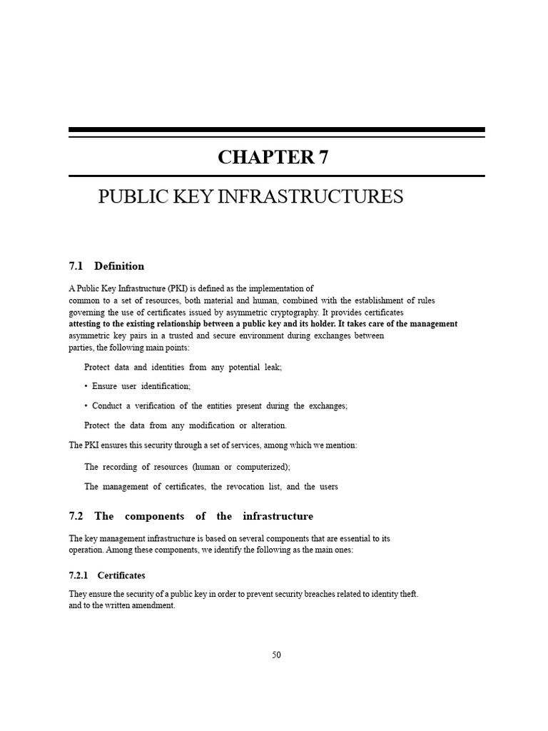 Understanding Public Key Infrastructures | PDF | Public Key Certificate ...