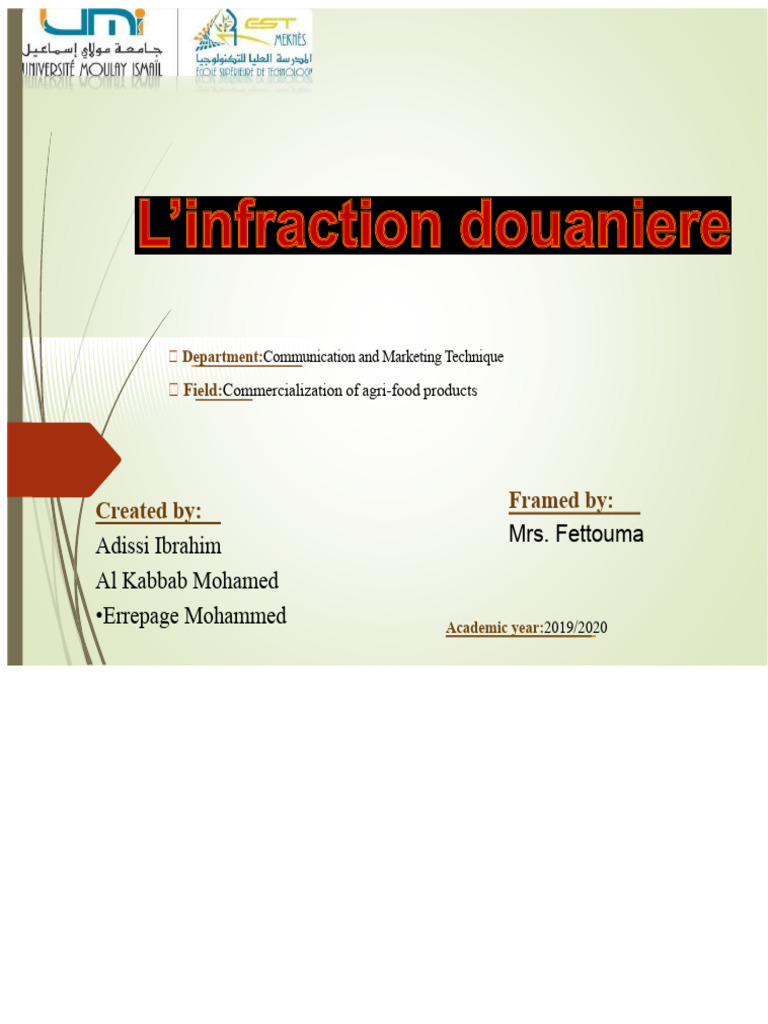Customs Offenses and Sanctions Guide | PDF | Crimes | Crime & Violence