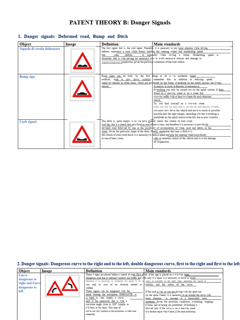 Understanding Road Danger Signals | PDF | Traffic | Traffic Light