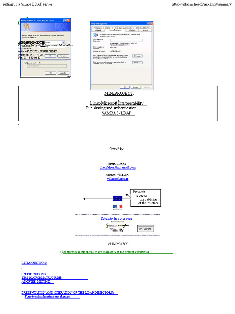 Linux-Microsoft Samba LDAP Setup Guide | PDF | Transport Layer Security ...