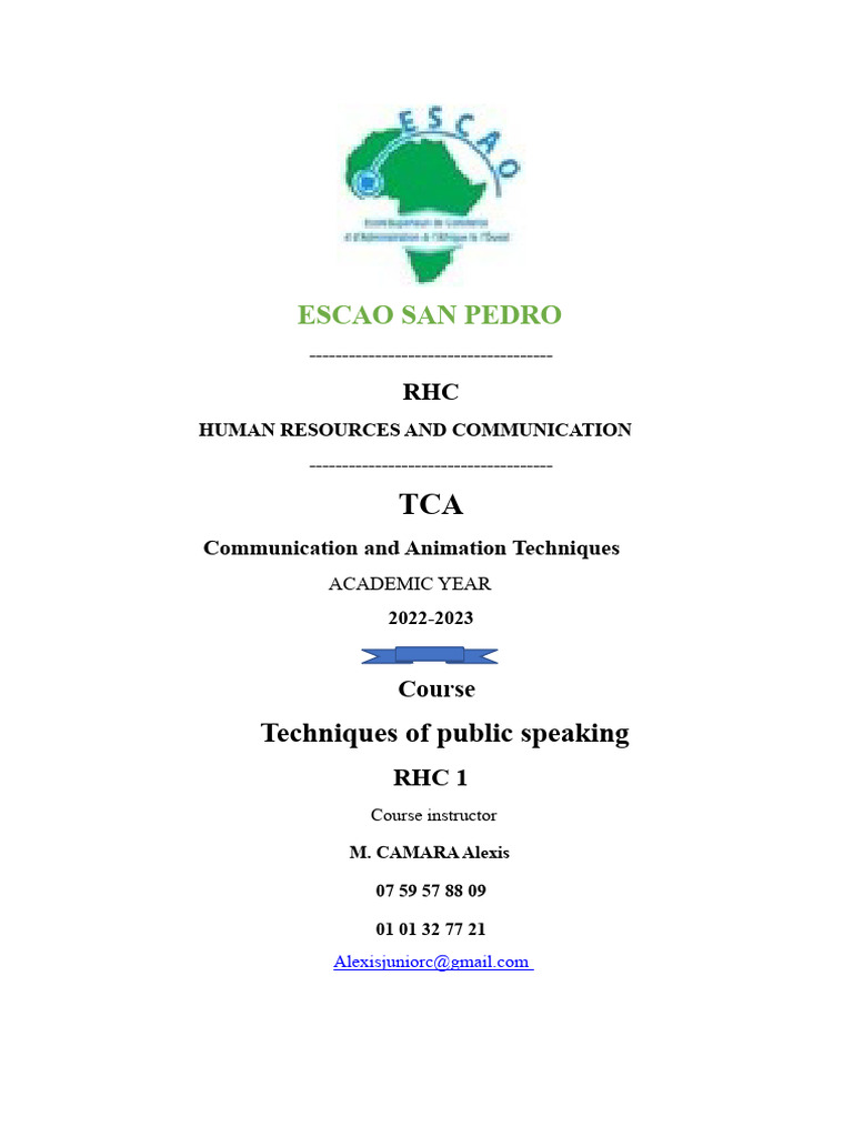 Master Public Speaking Techniques | PDF | Public Speaking | Anxiety