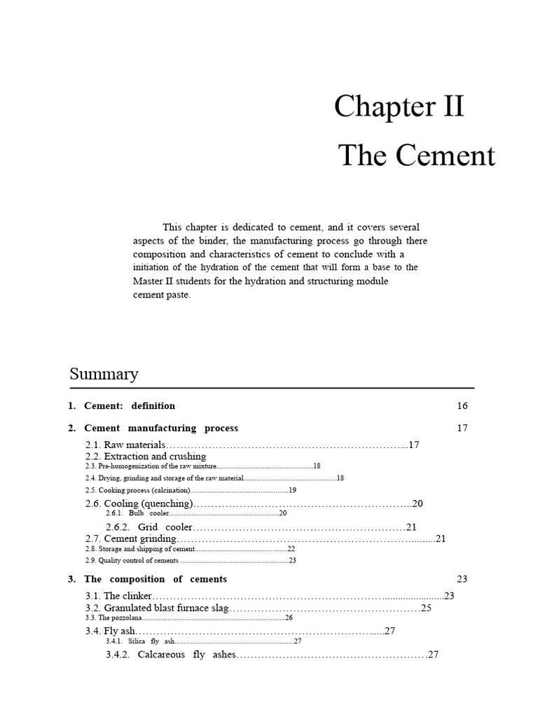 Cement Manufacturing Process Overview | PDF | Cement | Mill (Grinding)