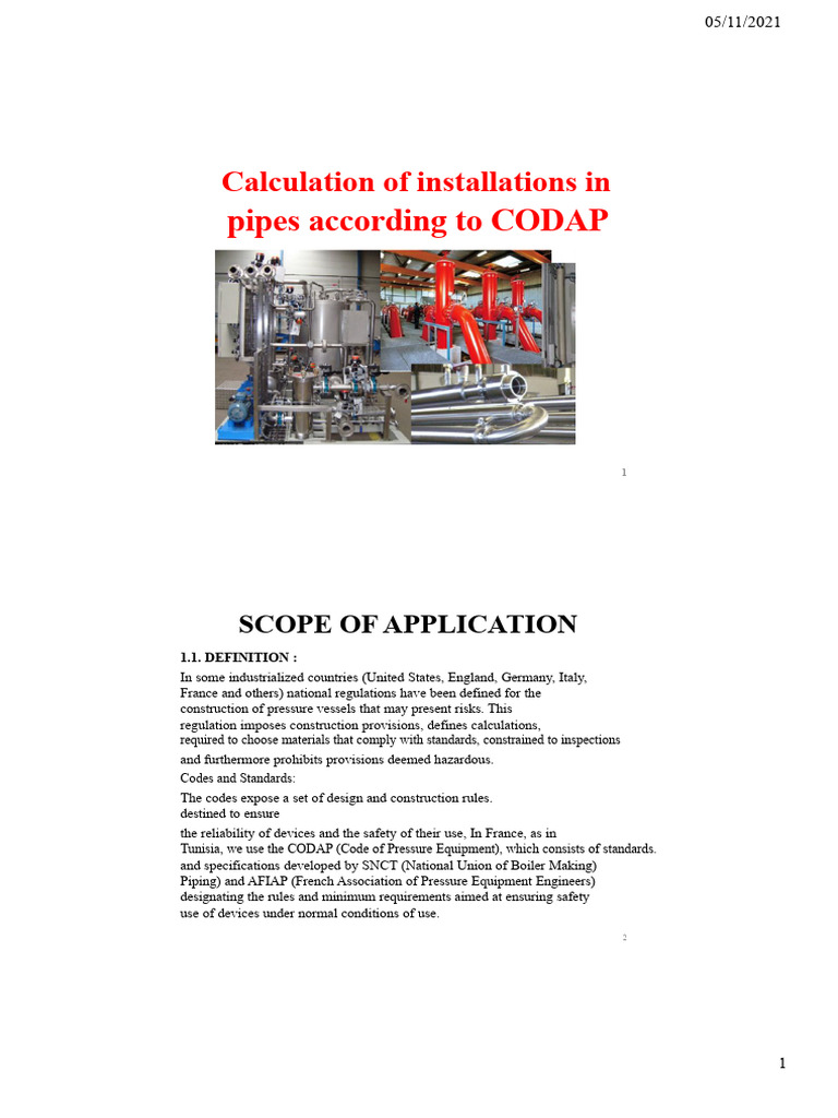 CODAP Guidelines for Pressure Equipment | PDF | Safety | Reliability ...