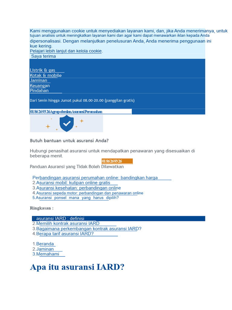 Panduan Lengkap Asuransi IARD | PDF