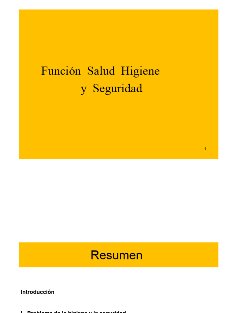 Higiene y Seguridad en el Trabajo | PDF | Seguridad y salud ocupacional ...