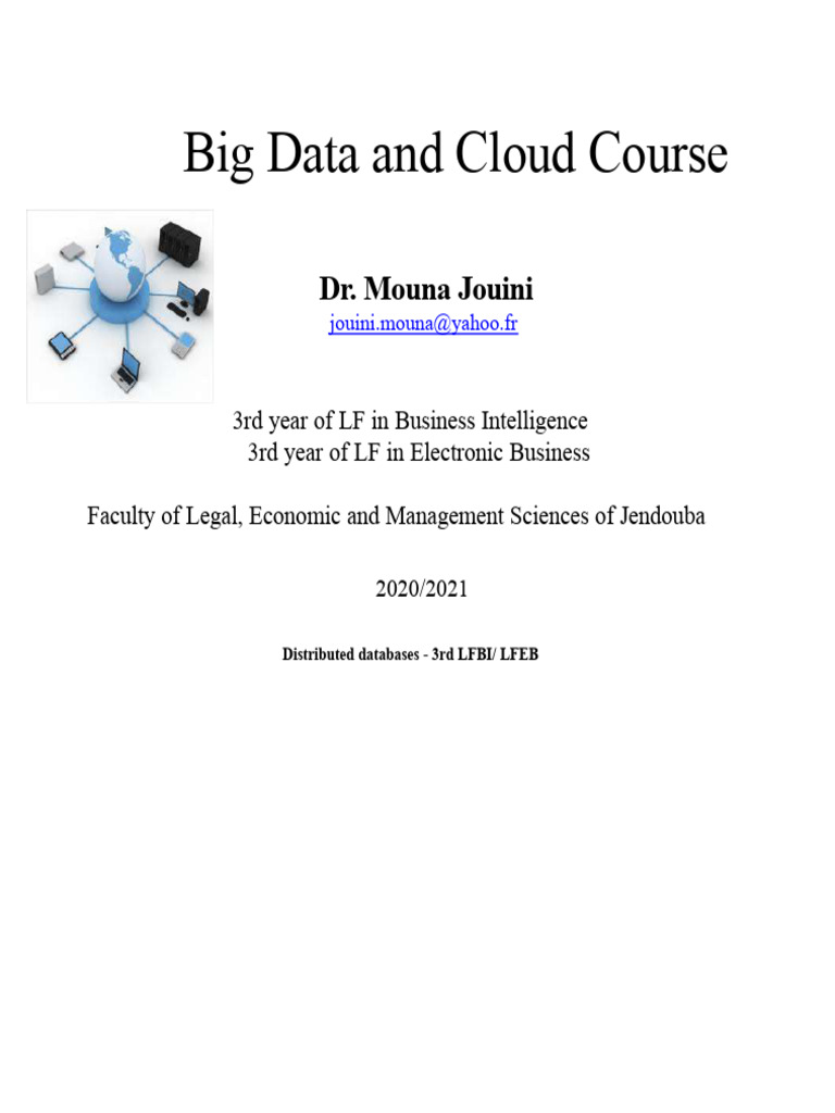 Chapter 2 Course Introduction To Big Data and Cloud | PDF | Open Stack ...