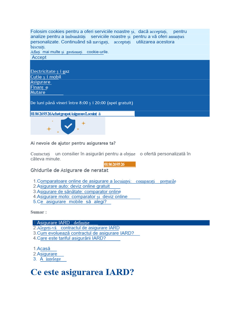 Asigurare IARD | PDF