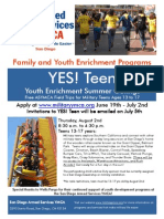 Yes Teen Flyer 2012 New