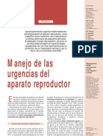 Manejo de Las Urgencias Del Aparato Reproductor