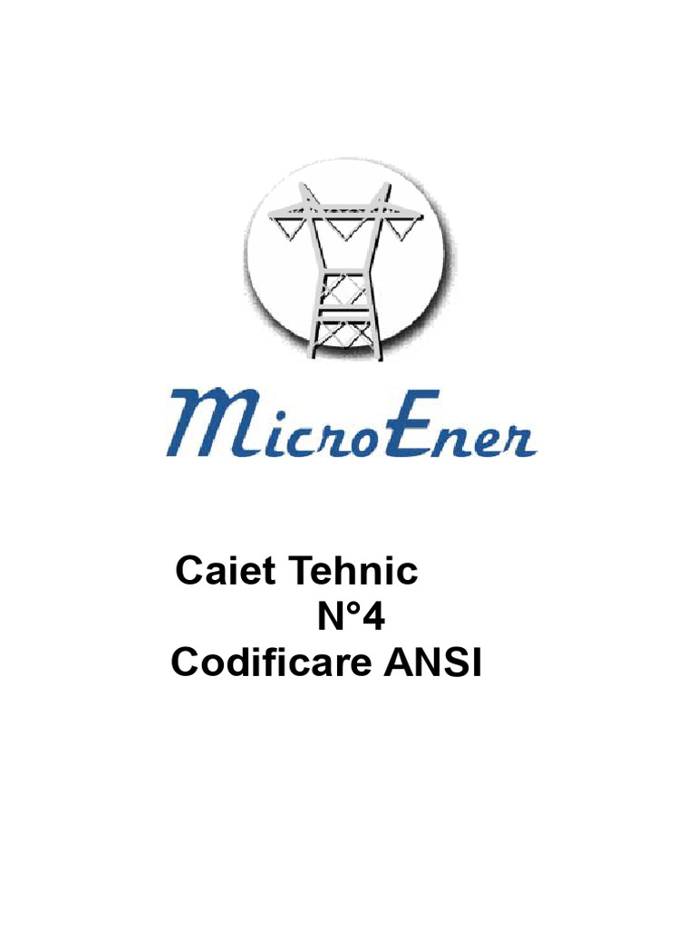 CT 4 Coduri Ansi | PDF