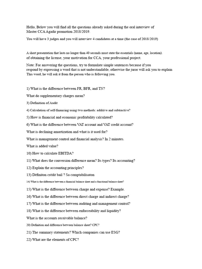 cca oral.docx | PDF | Business Economics | Financial Services