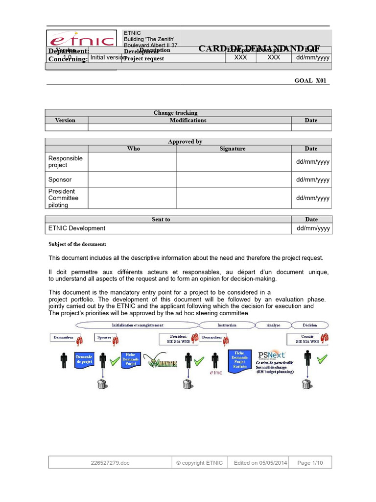 Computer Project Request Form 01 | PDF | Risk | Scope (Computer Science)