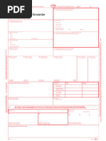 CMR Transport Document Template | PDF | Services (Economics) | Transport