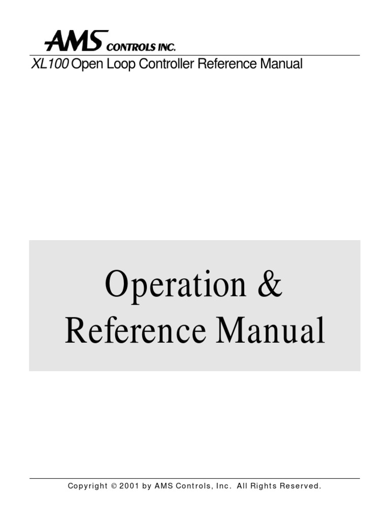 XL100 Series Manual - SFLB | PDF | Printer (Computing) | Switch