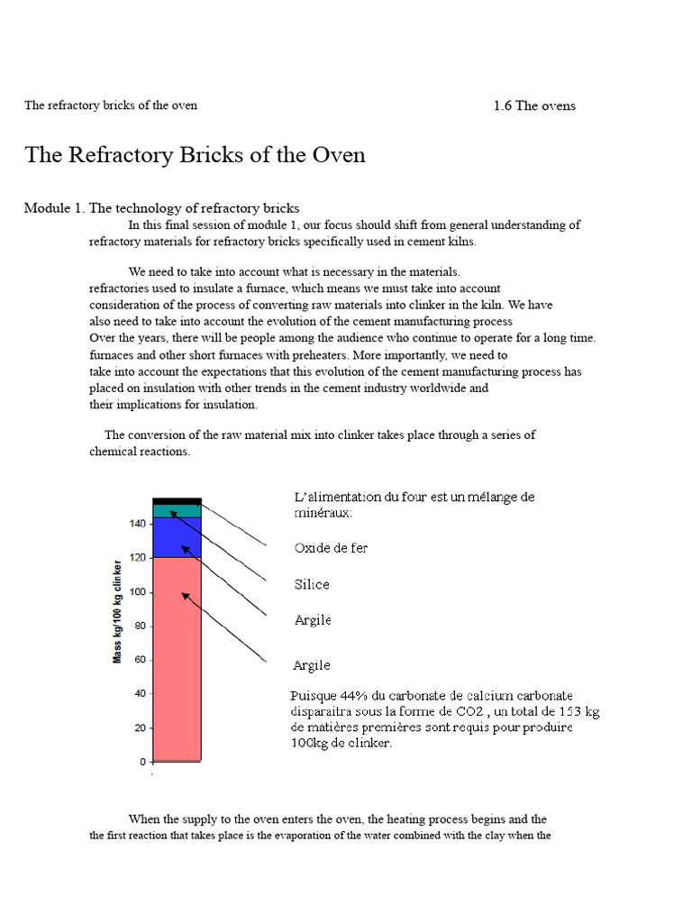 Refractory Bricks in Cement Kilns | PDF | Refractory | Cement