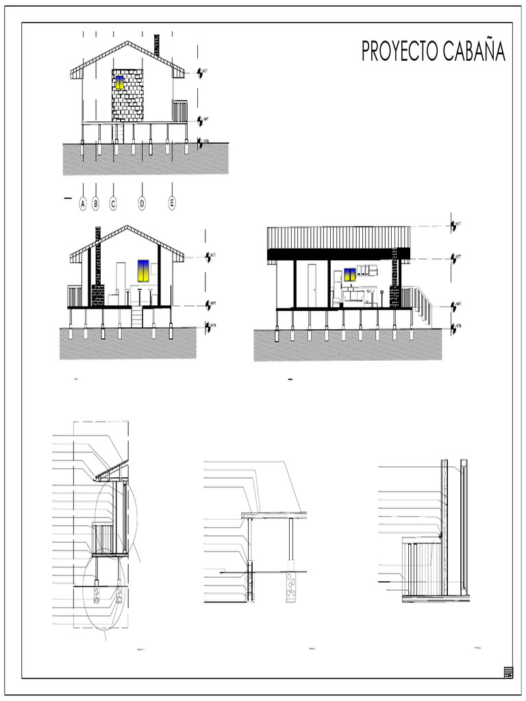 Proyecto de Cabaña: Planos y Materiales | PDF | Construyendo tecnología ...