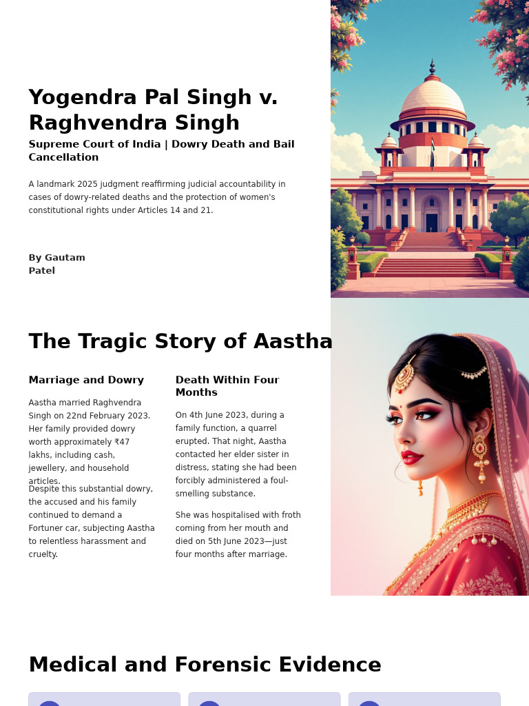 Supreme Court Ruling on Dowry Death Case | PDF | Bail | Crimes