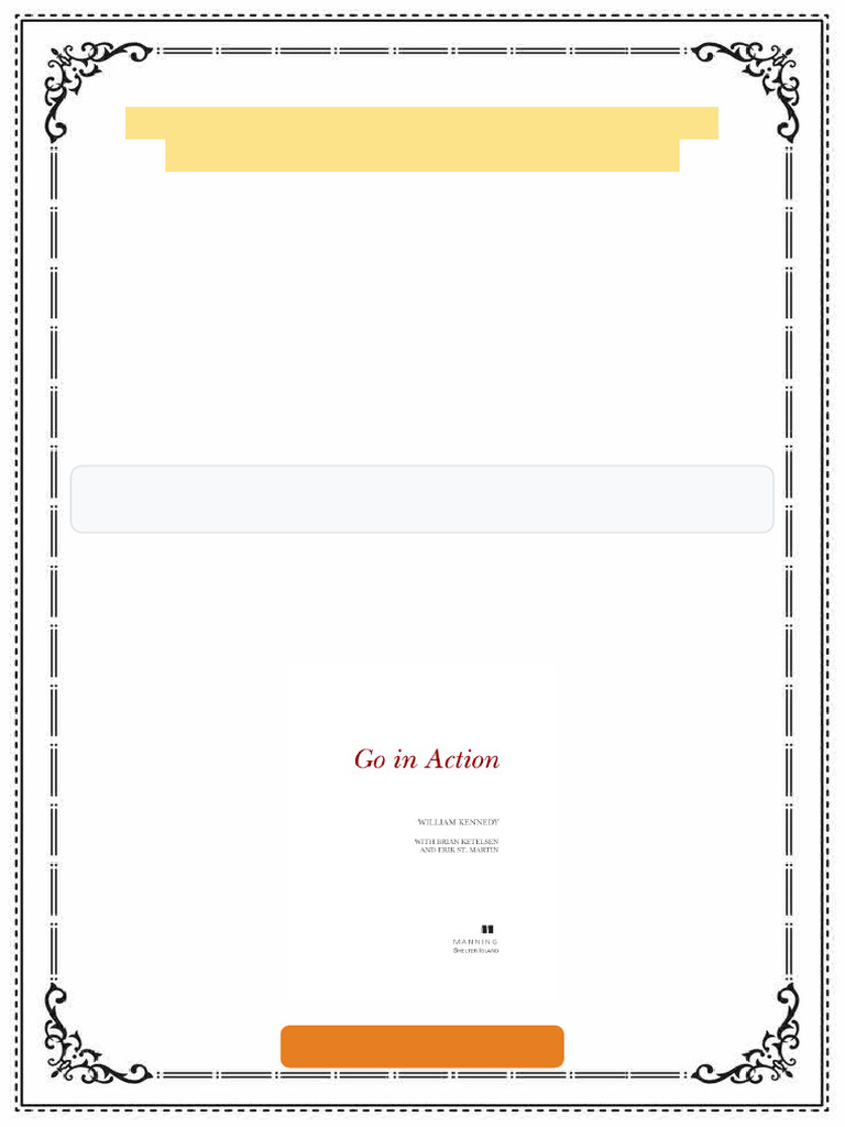 Go in Action 1st Edition William Kennedy ebook full digital version ...