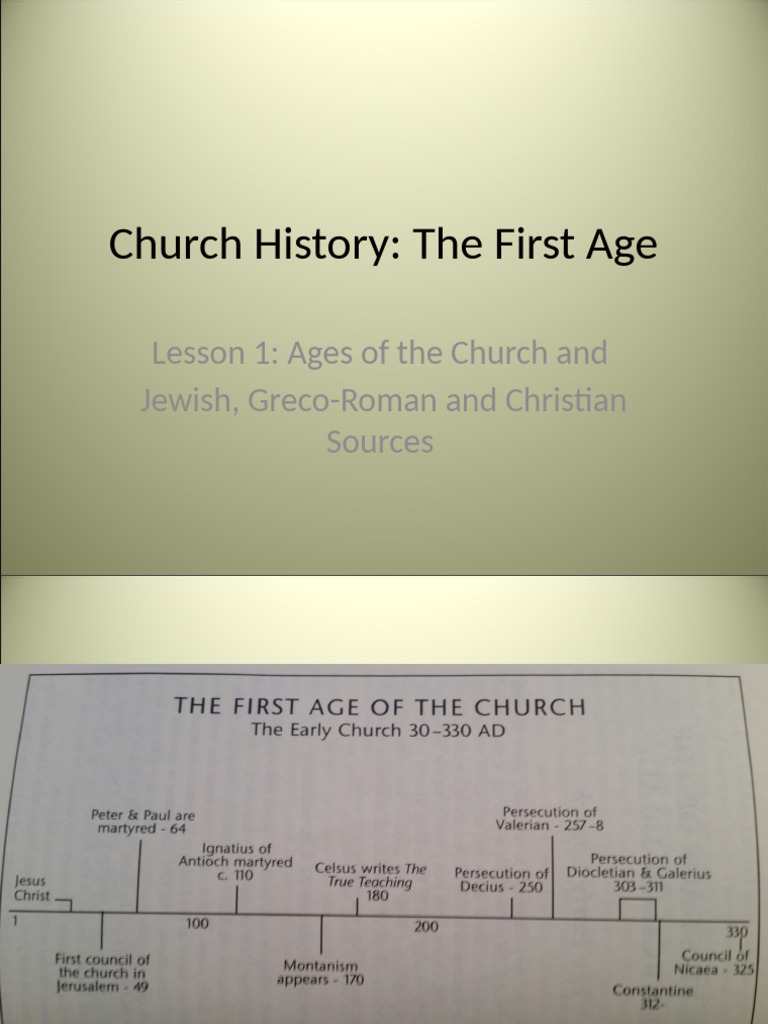 Church History Lesson 1 | PDF | Jesus | Eucharist