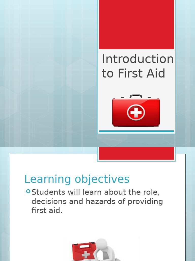 Year 8 First Aid Lesson 1 | PDF | First Aid | Emergency